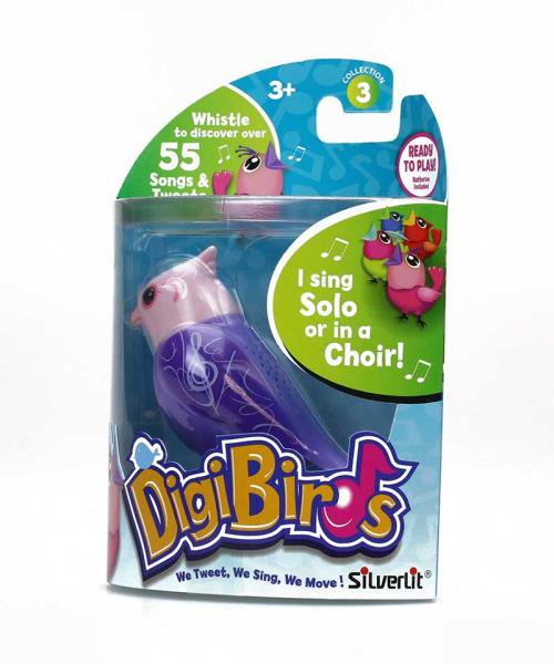 DIGIBIRDS Pack 2 Oiseaux Interactifs Qui Chantent Et Réagissent - Jouet Enfant Dès 5 Ans