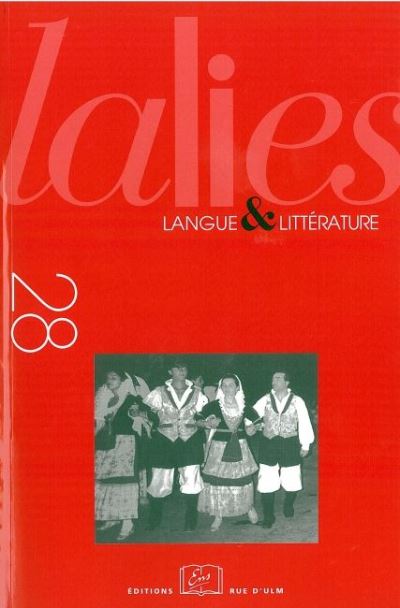 Lalies 28 / 2008 -  Collectif - broché