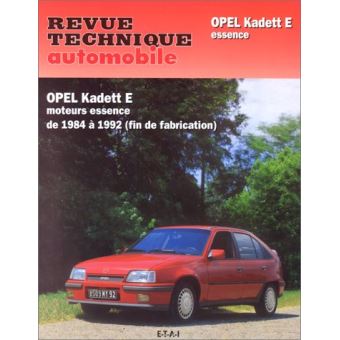 Revue technique automobile 461.6 Opel Kadett E essence tous types 85-92