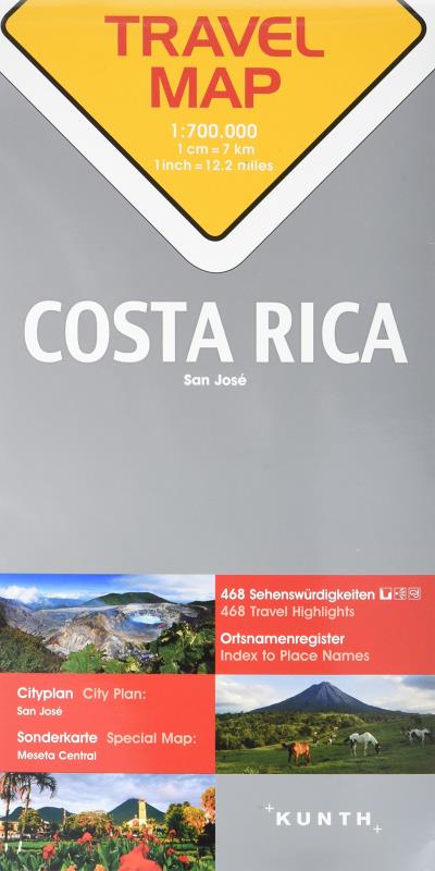 Costa rica 1:700 000