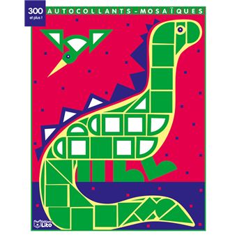 Autocollants-mosaïques Le petit dinosaure