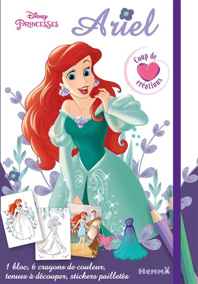 Disney princesses ariel coup de coeur creation