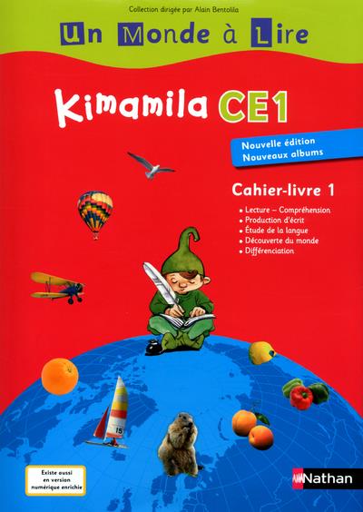 Un monde à lire série rouge Kimamila cahier livre 2 CP 