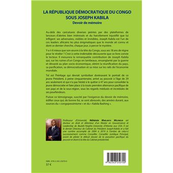 La République démocratique du Congo sous Joseph Kabila