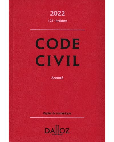 Code Dalloz Expert. Code civil 2022
