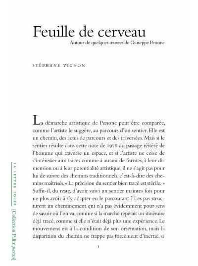 Feuille de Cerveau