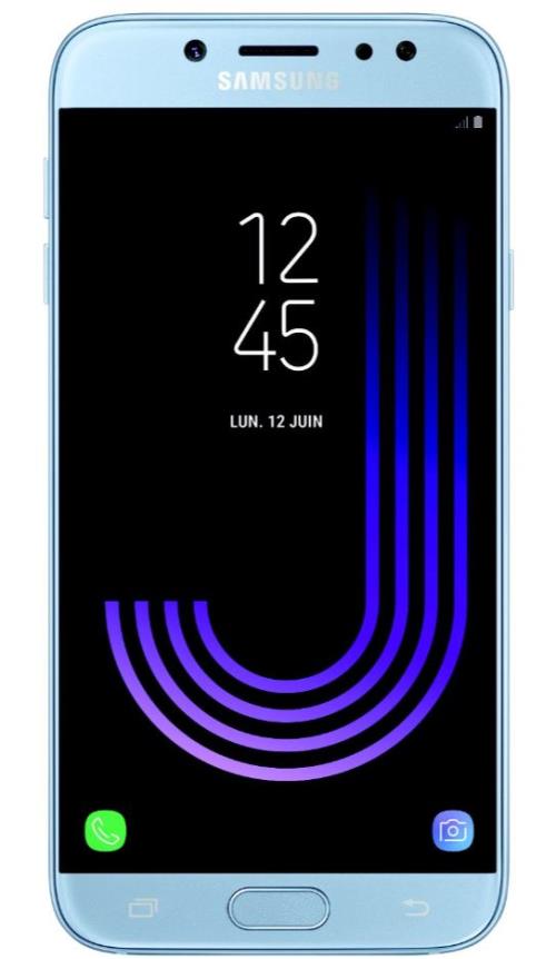 Samsung Galaxy J7 (2017) - 4G smartphone - double SIM - RAM 3 Go / Mémoire interne 16 Go - microSD slot - écran OEL - 5.5\