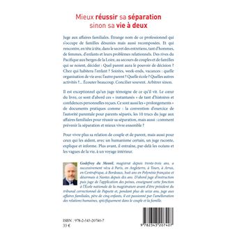 Mieux réussir sa séparation sinon sa vie à deux