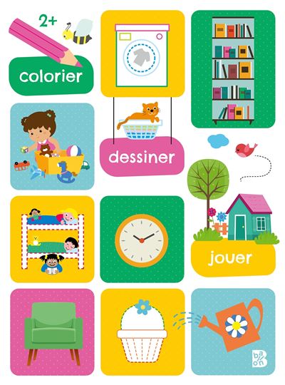 Colorier - Dessiner - Jouer 2+ -  Collectif - broché