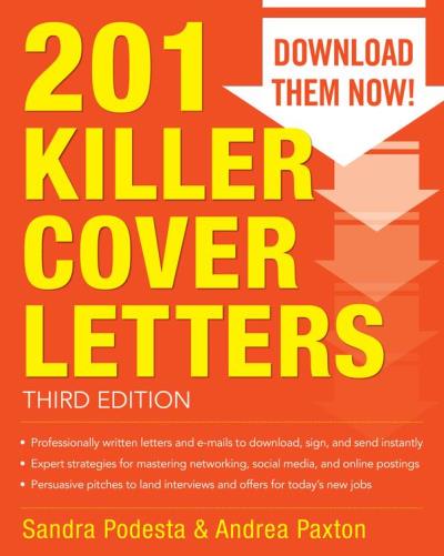 201 killer cover letters - Poche - Sandra Podesta, Andrea Paxton ...