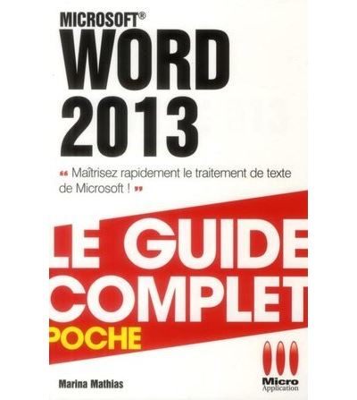 Complet poche word 2013