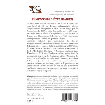 L'impossible État irakien