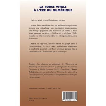 La force vitale à l'ère du numérique