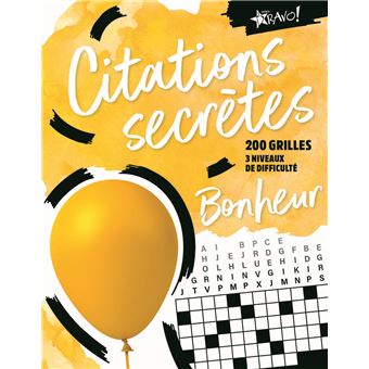 Citations secrètes - Bonheur