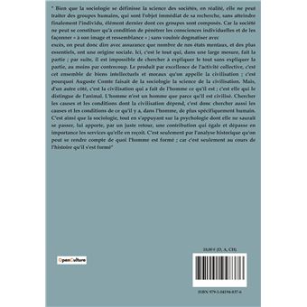 Le dualisme de la nature humaine et ses conditions sociales