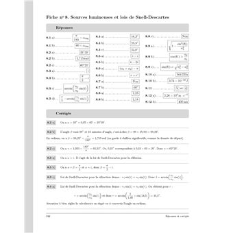 Cahier d'entrainement en physique-chimie