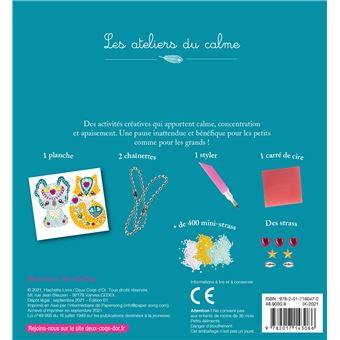 Strass porte-clefs kawai - mini boîte avec accessoires