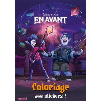 Disney En avant - Coloriage avec stickers !