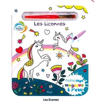 Les licornes - Coloriages magiques