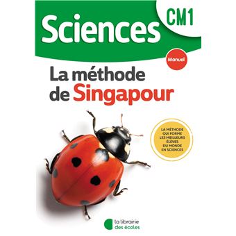 Sciences Singapour - Manuel de l'élève CM1 (2022)