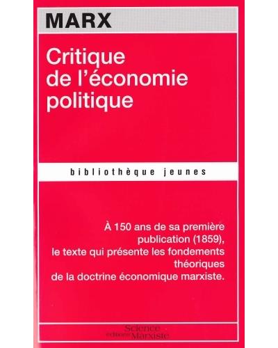Critique de l'économie politique