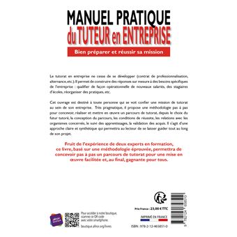Manuel pratique du Tuteur en entreprise