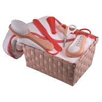 Corbeille de toilette Béaba Corail et Beige