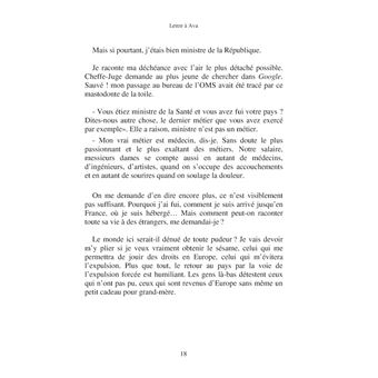 Lettre à Ava