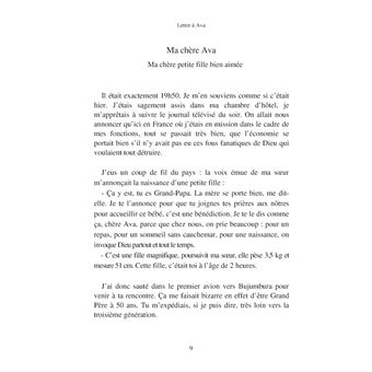 Lettre à Ava