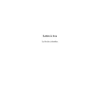 Lettre à Ava