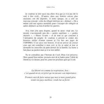 Lettre à Ava