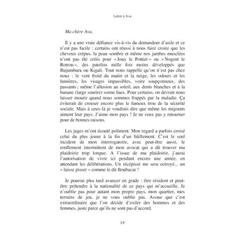 Lettre à Ava