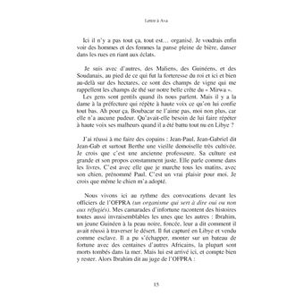 Lettre à Ava