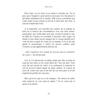 Lettre à Ava