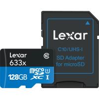 Carte Lexar Micro SDXC 128 Go 95 Mo/S + Adaptateur SD