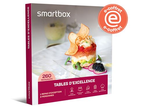 E-COFFRET SmartBox Tables étoilées Michelin et tables d excellence