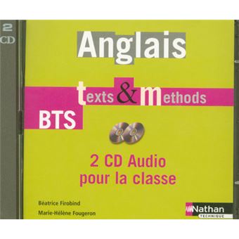 Anglais Texts & Methods - 2 CD audio collectifs BTS Tertiaires 1 et 2 Audio
