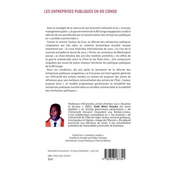 Les entreprises publiques en RD Congo