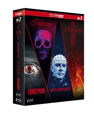 Coffret Cult'horror Volume 2 Blu-ray