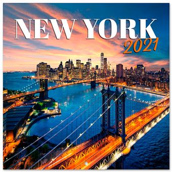 Calendrier 2021 30x30 New York Color