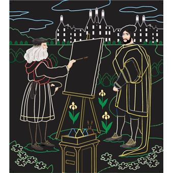 Ma pochette Histoire de France - Cartes à gratter et à colorier