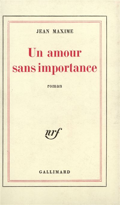 Un Amour sans importance