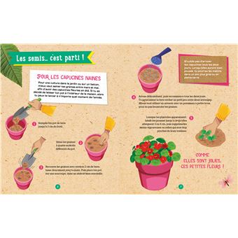 Silence ça pousse je fais mon jardin fleuri - coffret avec accessoires