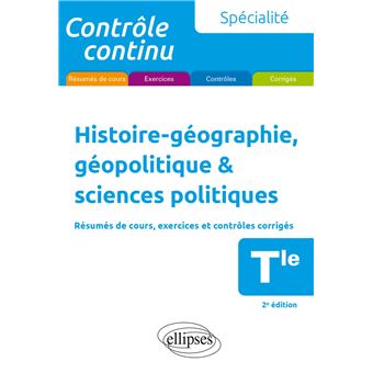 Spécialité Histoire-géographie, géopolitique & sciences politiques - Terminale