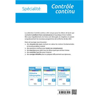 Spécialité Histoire-géographie, géopolitique & sciences politiques - Terminale