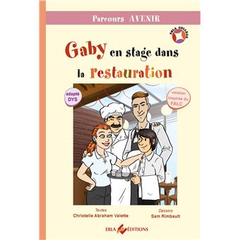 Gaby en stage dans la restauration