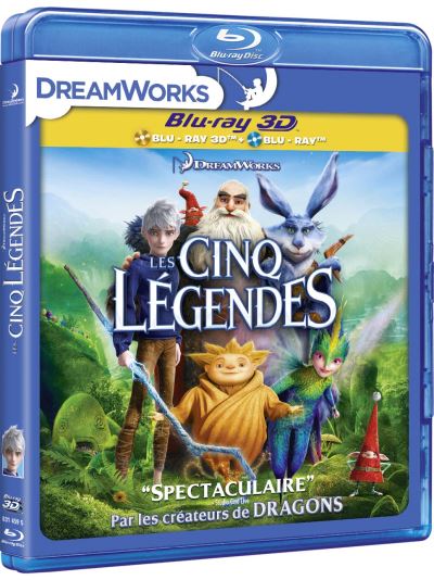 Les cinq légendes Combo Blu-ray 3D + 2D + DVD