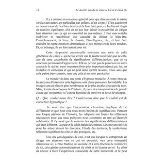 Le double jeu du Je entre le Un et le Deux (1)