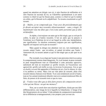 Le double jeu du Je entre le Un et le Deux (1)