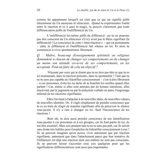 Le double jeu du Je entre le Un et le Deux (1)